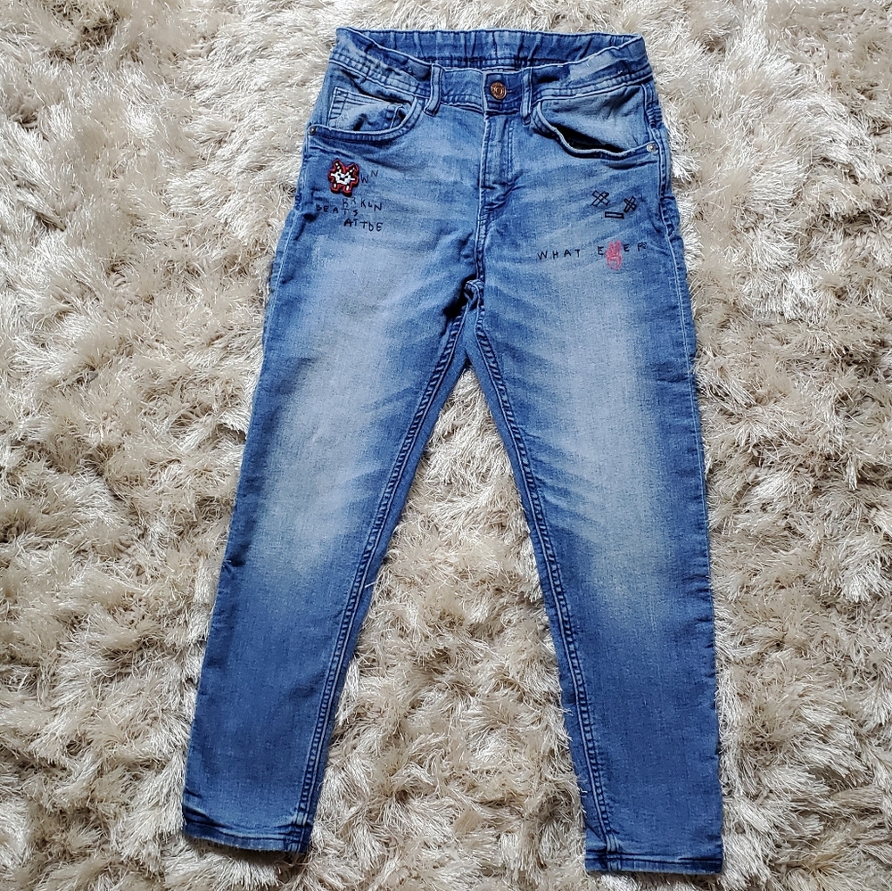 H&M Light Wash Jeans Boy 9-10